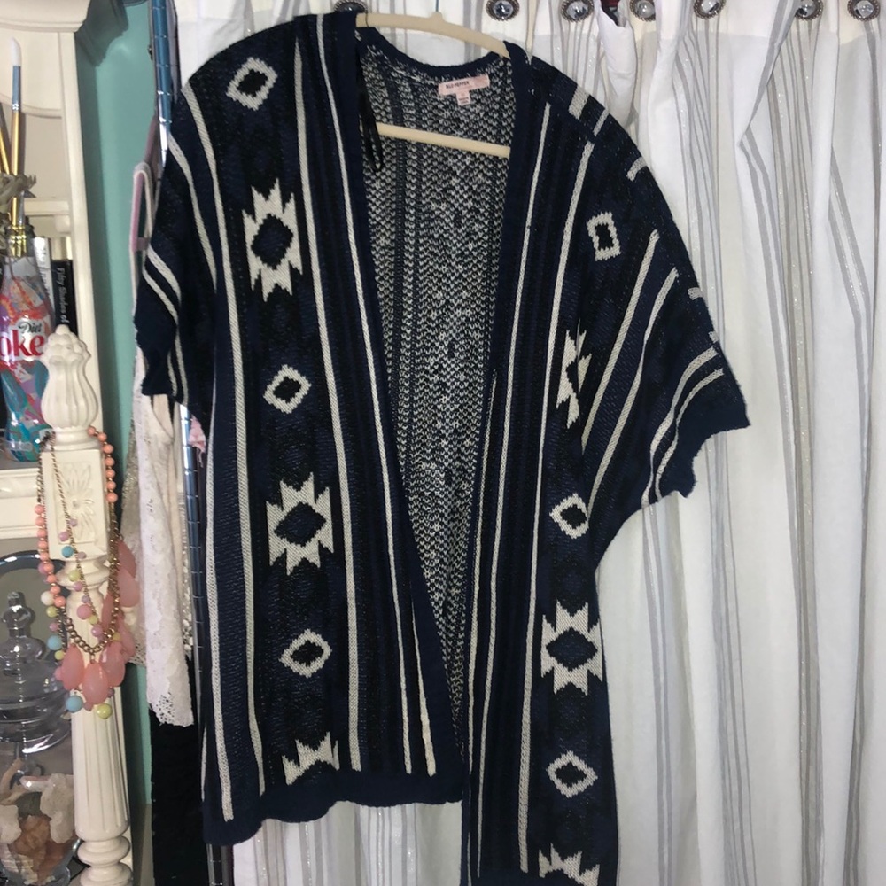 Navy Blue boutique cardigan